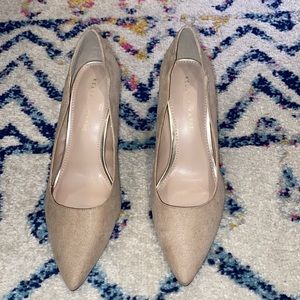 Tan Suede Pumps - Kelly & Katie